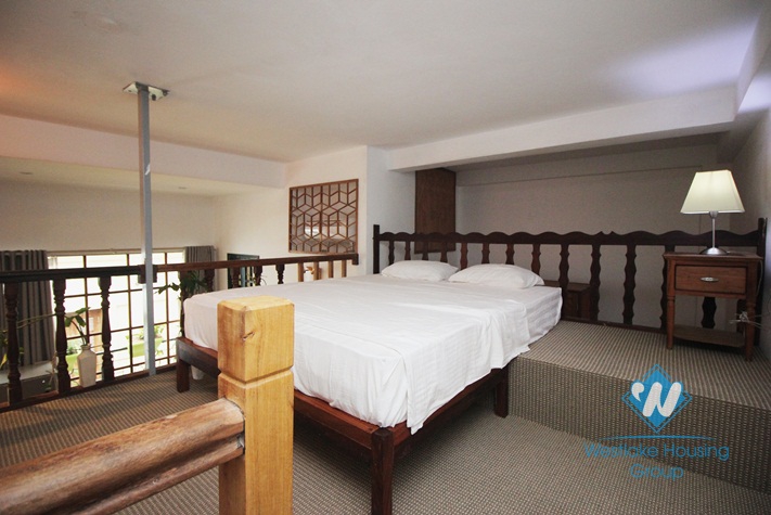 Rental apartment with unique design in Tay Ho, Hanoi